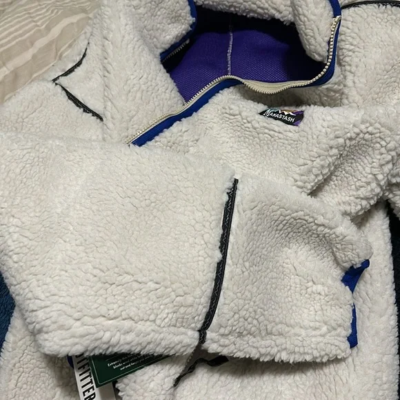 NWT! Manastash Mt. Gorilla Fleece Jacket XL Ivory Cream